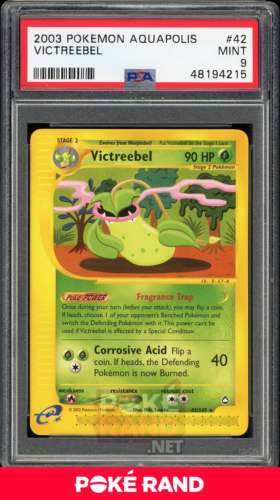 Victreebel (PSA 9) - Aquapolis #42