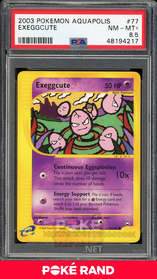 Exeggcute (PSA 8.5) - Aquapolis #77