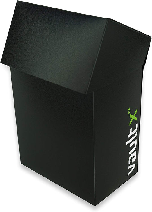 Vault X ® Large Deck Box and 150 Black Card Sleeves - Large Size for 100+ Sleeved Cards - PokeRand