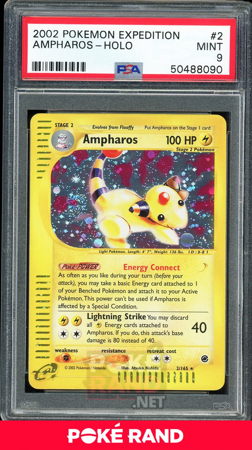 Ampharos - Holo (PSA 9) - Expedition