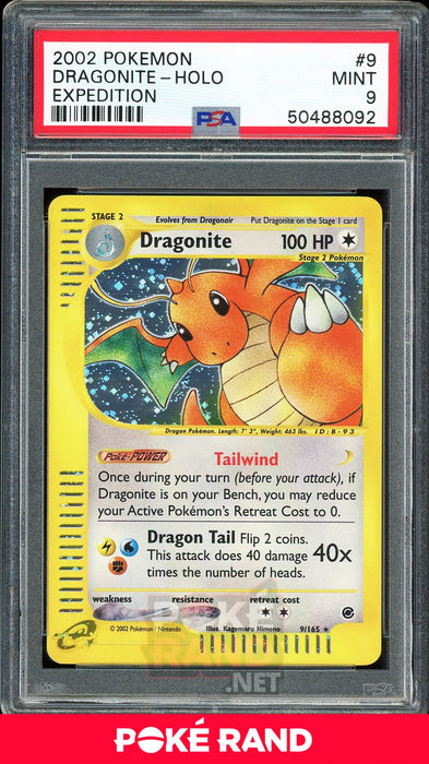 Dragonite - Holo (PSA 9) - Expedition
