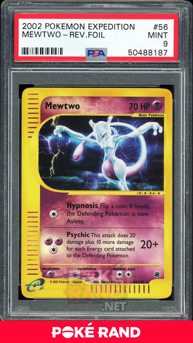 Mewtwo - Reverse Holo (PSA 9) - Expedition