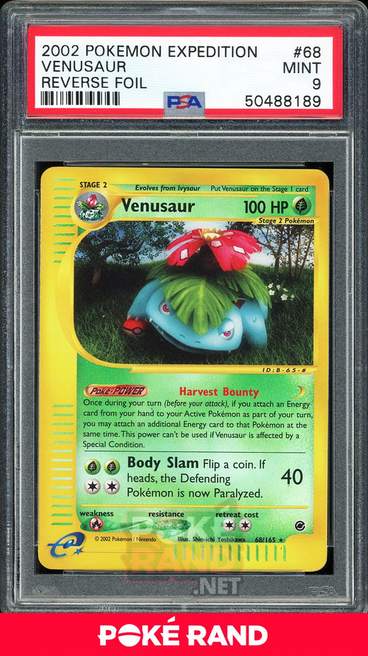 Venusaur - Reverse Holo (PSA 9) - Expedition