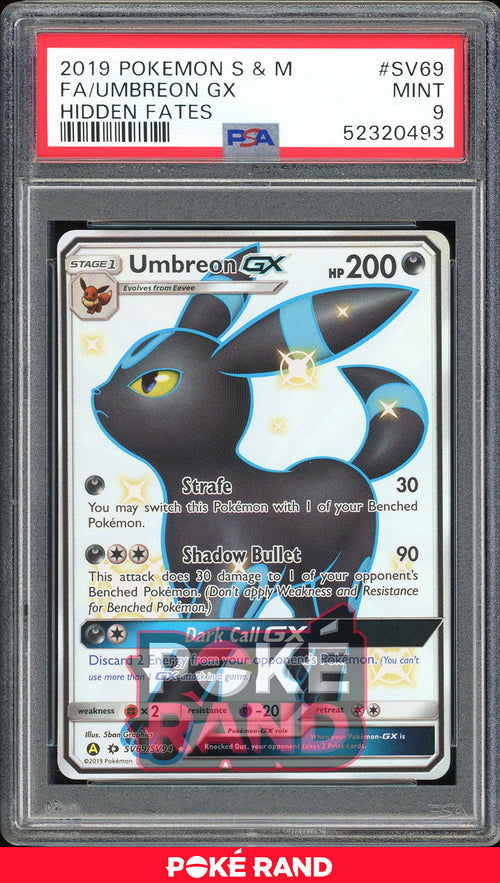 Umbreon GX - Hidden Fates Shiny Vault (PSA 9) - SV69/SV94 - PokeRand