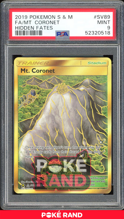 Mt. Coronet - Hidden Fates Shiny Vault (PSA 9) - SV89/SV94 - PokeRand