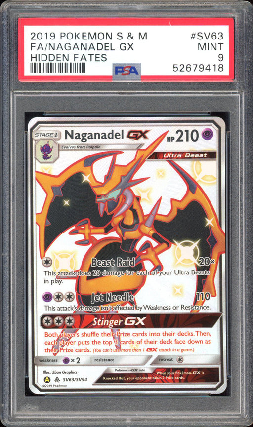 Naganadel GX - Hidden Fates: Shiny Vault - Pokemon
