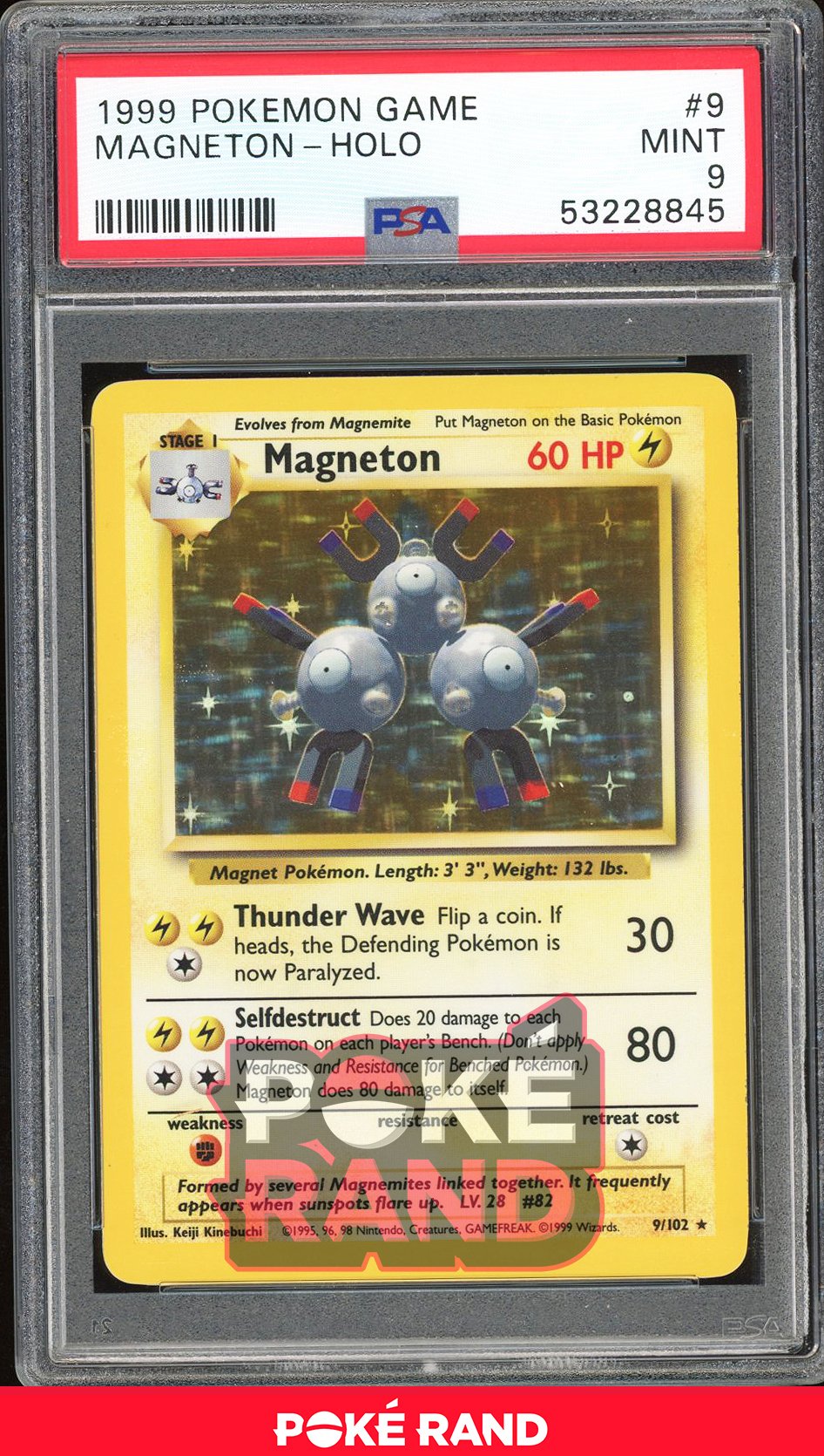 Magneton  - PSA 9 - Base - #9 - Holo