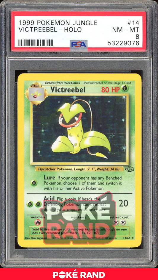 Victreebel  - PSA 8 - Jungle - #14 - Holo