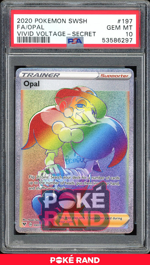 Opal Secret Rare - PSA 10 - Vivid Voltage - #197 - Holo