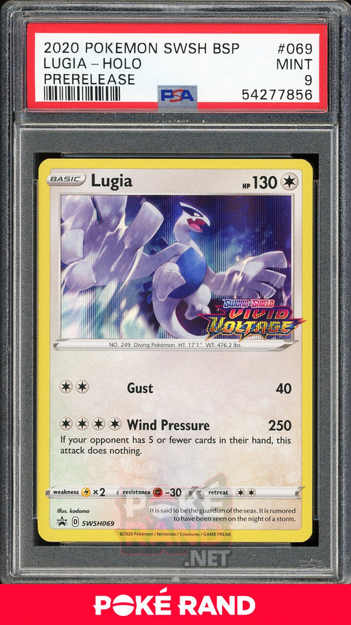 Lugia Pre-Release (PSA 9) - Vivid Voltage SWSH069 - PokeRand