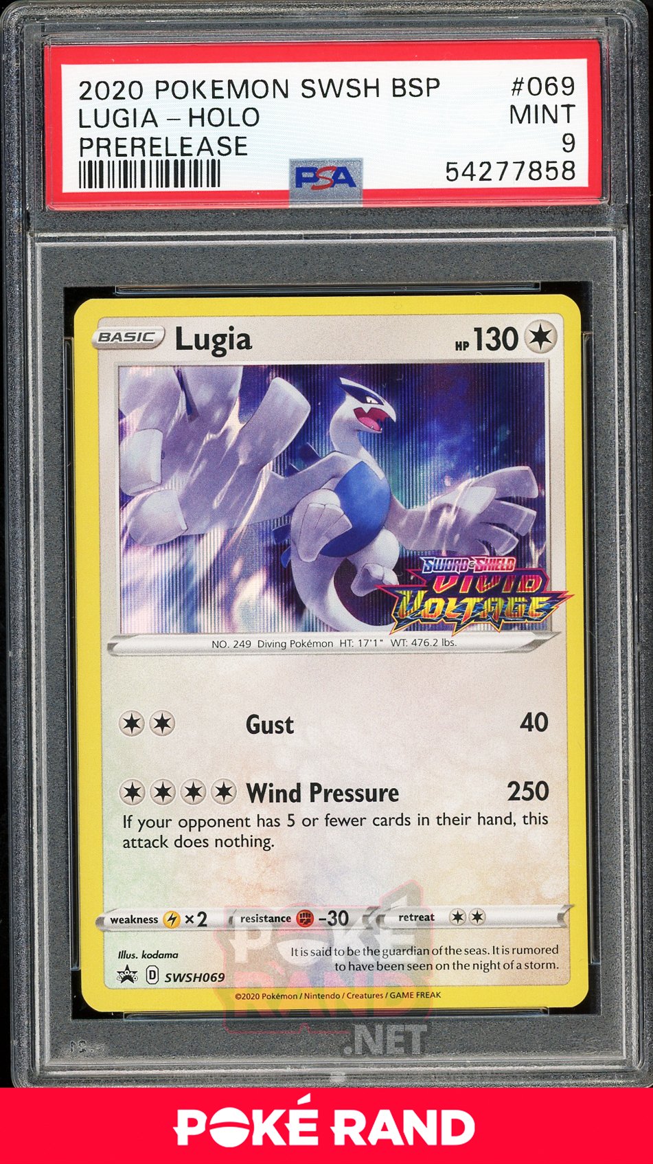 Lugia Pre-Release (PSA 9) - Vivid Voltage SWSH069 - PokeRand