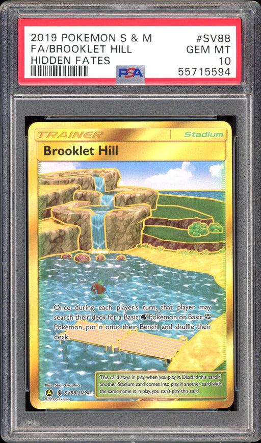 Brooklet Hill SV88 - PSA 10 - Hidden Fates Full Art