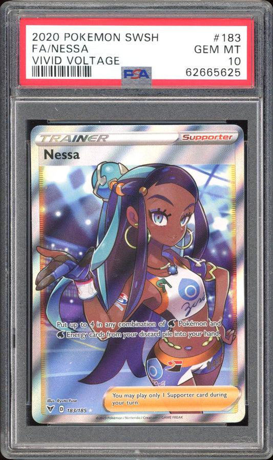 Nessa 183/185 - PSA 10 - Vivid Voltage Full Art