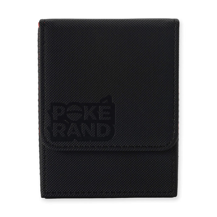 PokeRand Exclusive Vault X ® Premium Large Deck Box (Black & Red) - PokeRand