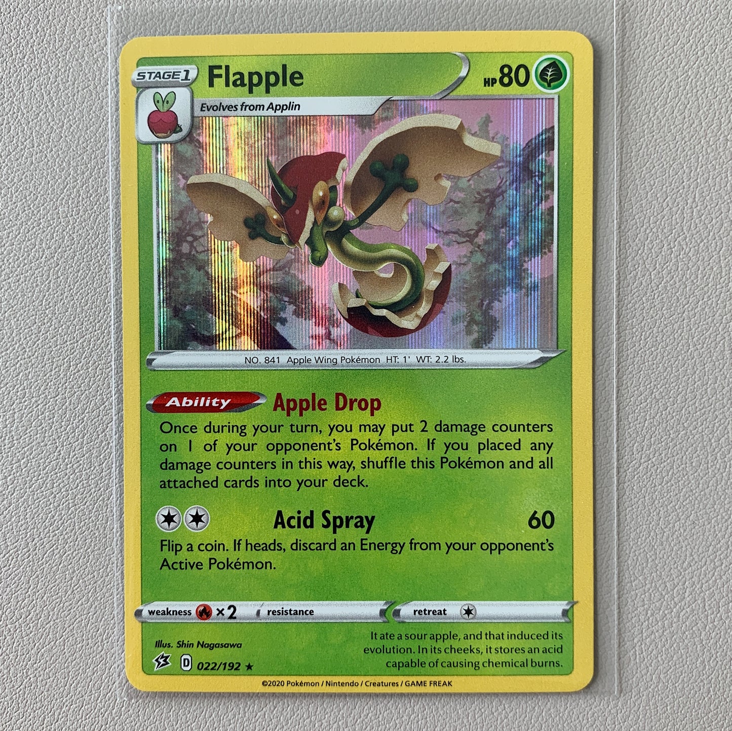 Flapple (022/192) - Rebel Clash - PokeRand