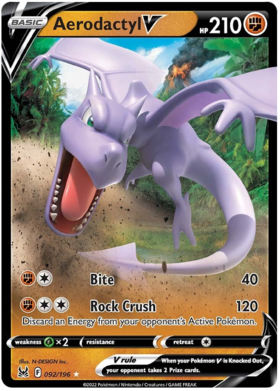 Aerodactyl V - Lost Origin - 092/196 - PokeRand