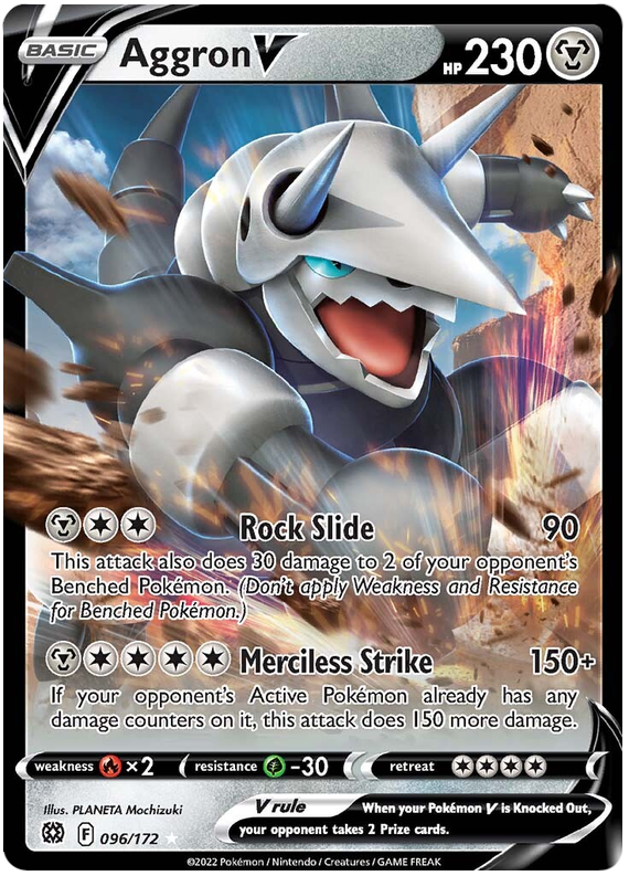 Aggron V - Brilliant Stars - 096/172 - PokeRand