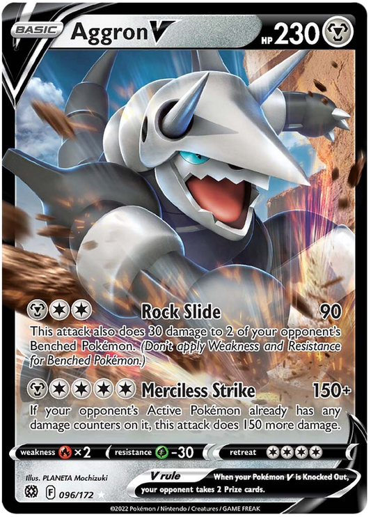 Aggron V - Brilliant Stars - 096/172 - PokeRand