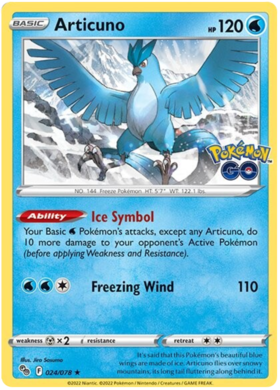 (024/078) Articuno - Holo - Pokemon GO - PokeRand