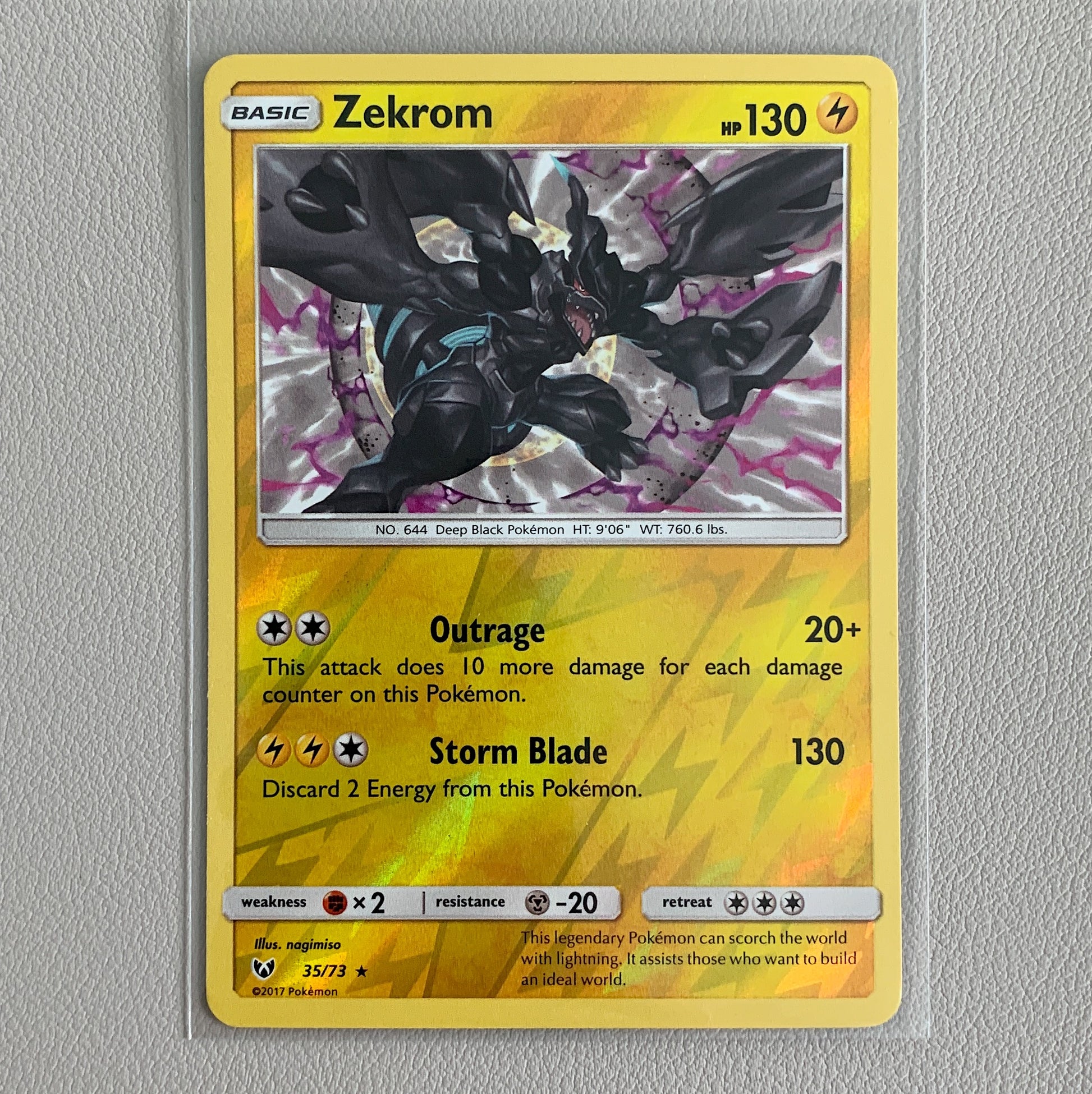 Zekrom Rev Holo (35/73) - Shining Legends - PokeRand