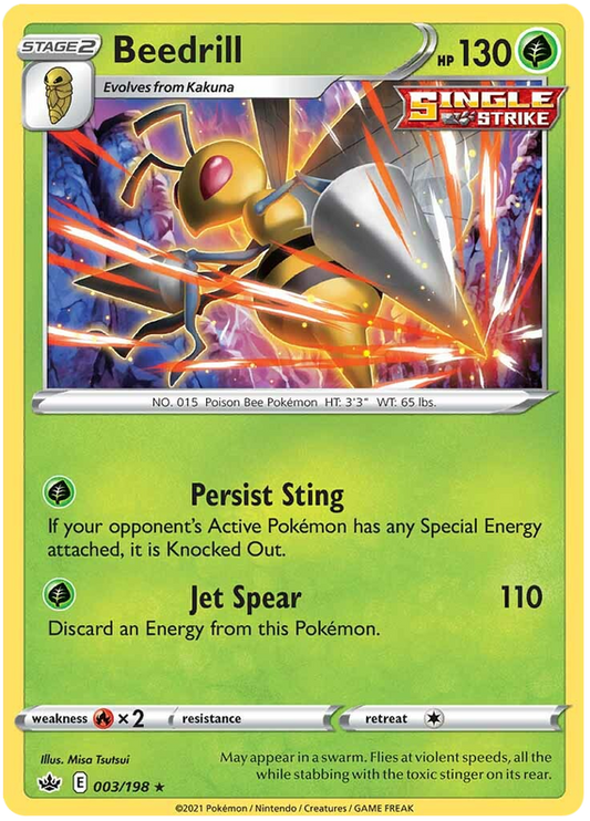 Beedrill - Holo - (003/198) - Chilling Reign - PokeRand