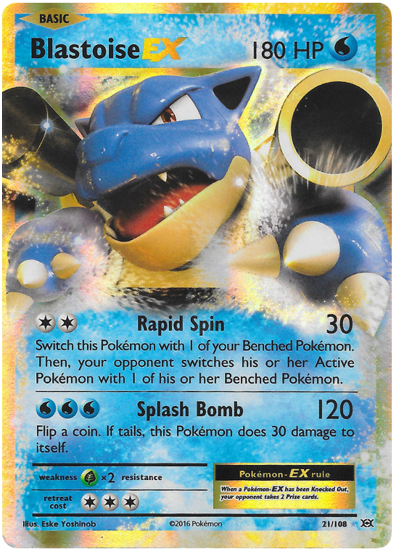 Blastoise EX (21/108) - Evolutions - PokeRand