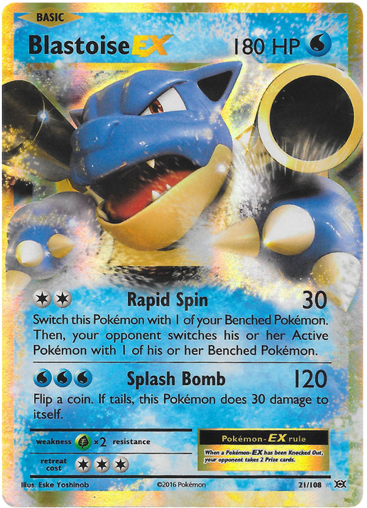 Blastoise EX (21/108) - Evolutions - PokeRand