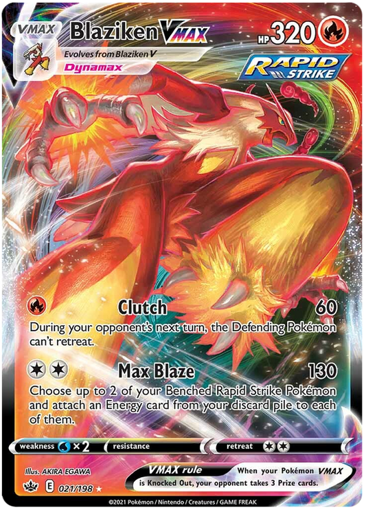 Blaziken - VMAX - (021/198) - Chilling Reign - PokeRand