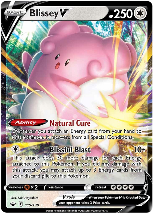 Blissey - V - (119/198) - Chilling Reign - PokeRand