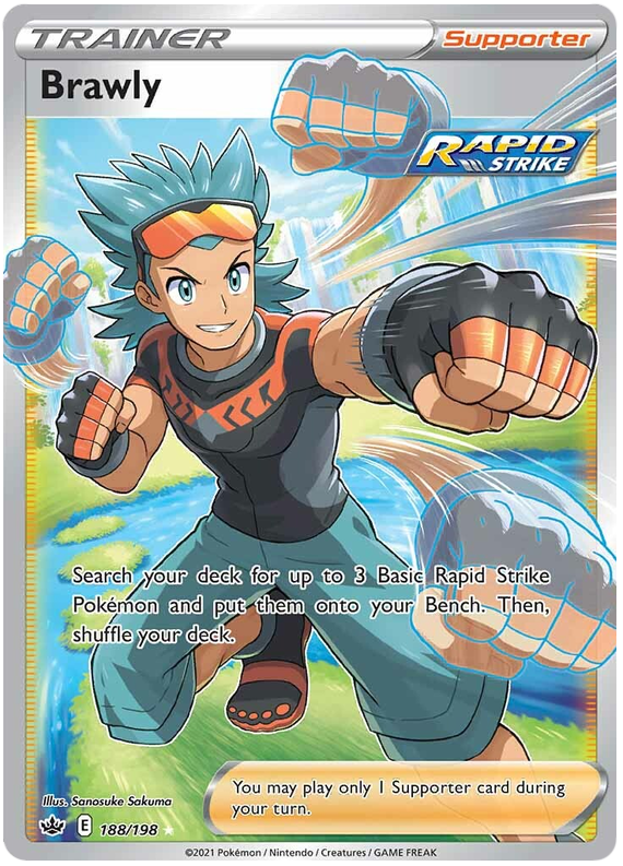 Brawly - Full Art - (188/198) - Chilling Reign - PokeRand