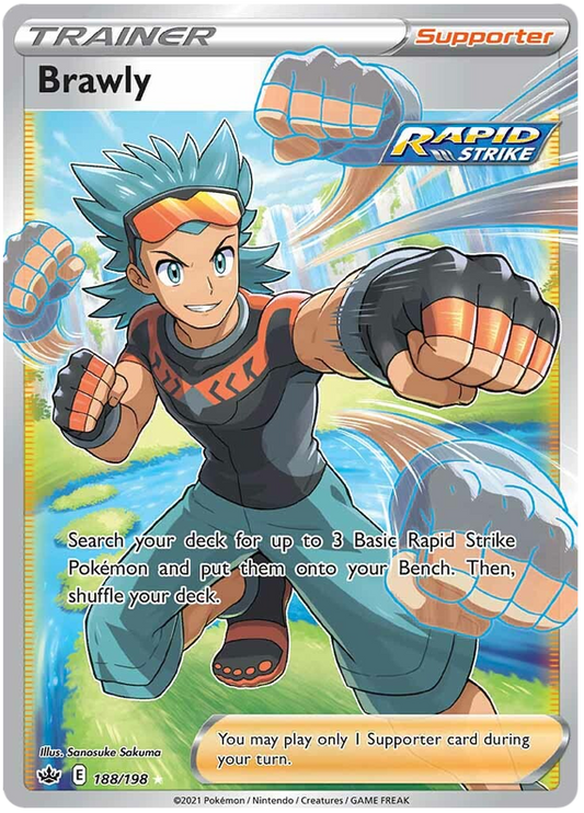 Brawly - Full Art - (188/198) - Chilling Reign - PokeRand