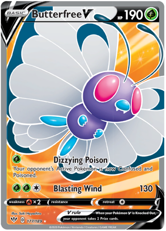 Butterfree V (177/189) - Darkness Ablaze - PokeRand