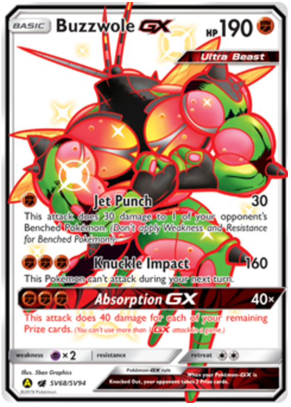 Buzzwole GX (SV68/SV94) - Hidden Fates (Shiny Vault) - PokeRand