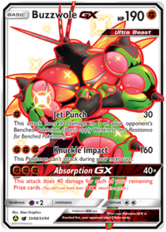 Buzzwole GX (SV68/SV94) - Hidden Fates (Shiny Vault) - PokeRand