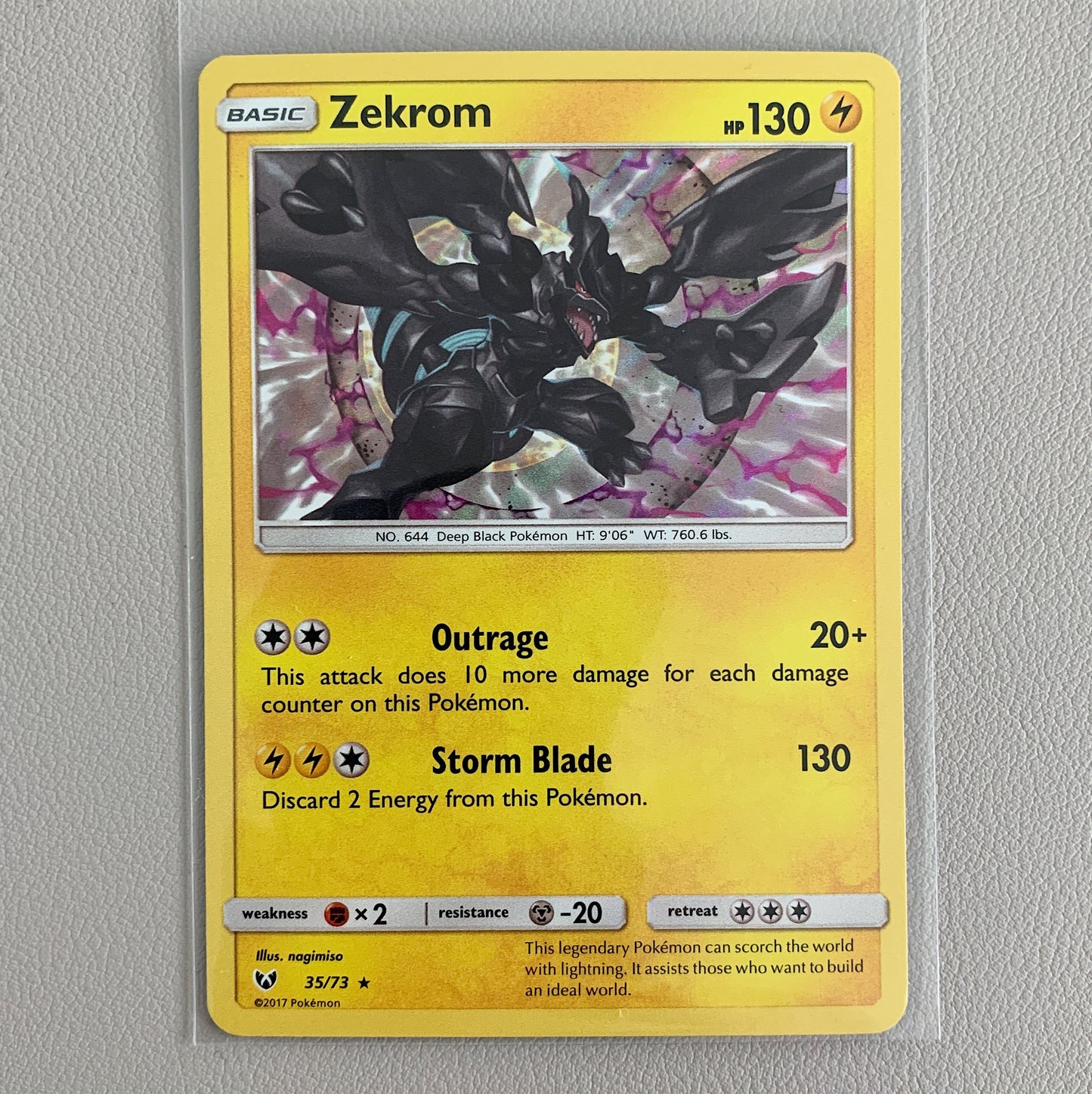 Zekrom Holo (35/73) - Shining Legends - PokeRand