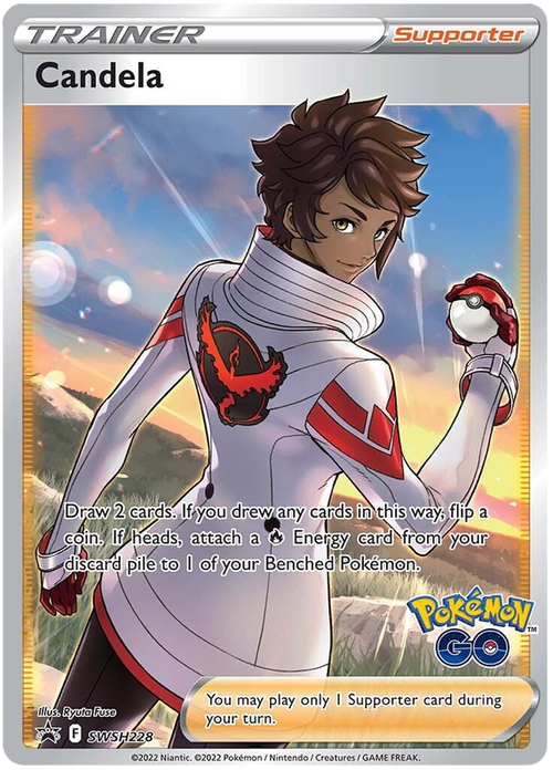 (SWSH228) Candela - Full Art Promo - Pokemon Go - PokeRand