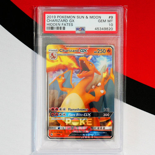 Charizard GX #9 PSA 10 - Hidden Fates - PokeRand