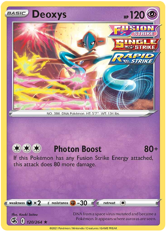 (120/264) Deoxys - Holo - Fusion Strike - PokeRand