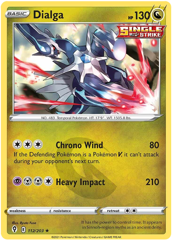 (112/203) Dialga - Holo - Evolving Skies - PokeRand