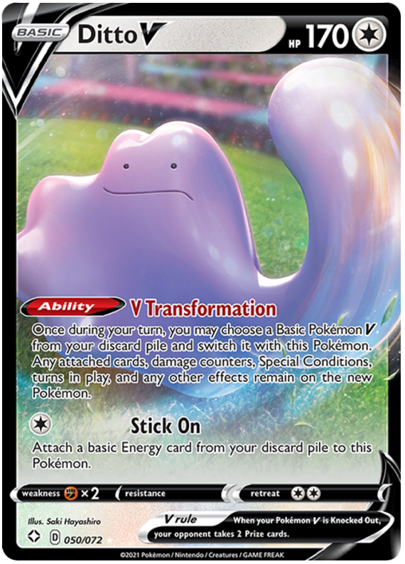 Ditto - V - (050/072) - Shining Fates - PokeRand