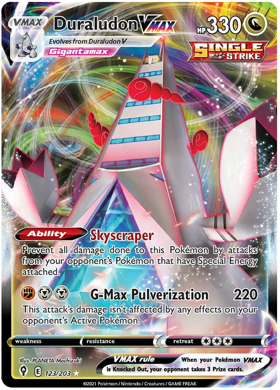 (123/203) Duraludon - VMAX - Evolving Skies - PokeRand