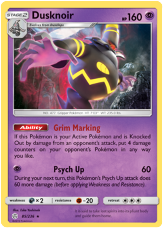 (85/236) Dusknoir - Holo - Cosmic Eclipse - PokeRand