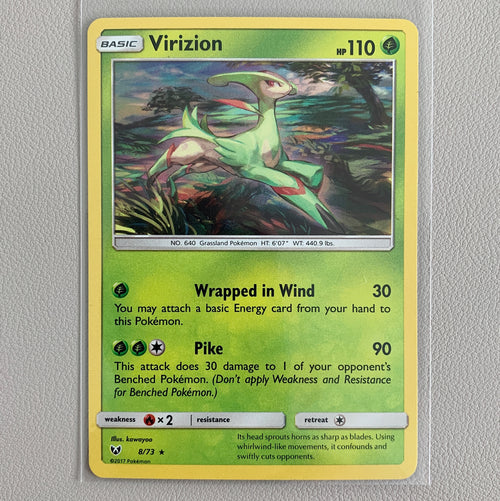 Virizion Holo (8/73) - Shining Legends - PokeRand