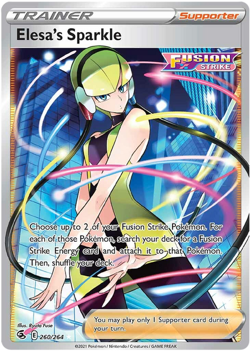 (260/070) Elesa's Sparkle - Full Art - Fusion Strike - PokeRand