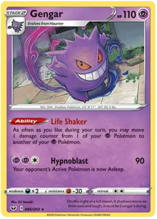 Gengar Holo (085/202) - Sword & Shield - PokeRand