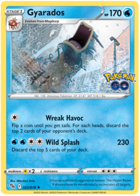 (022/078) Gyarados - Holo - Pokemon GO - PokeRand