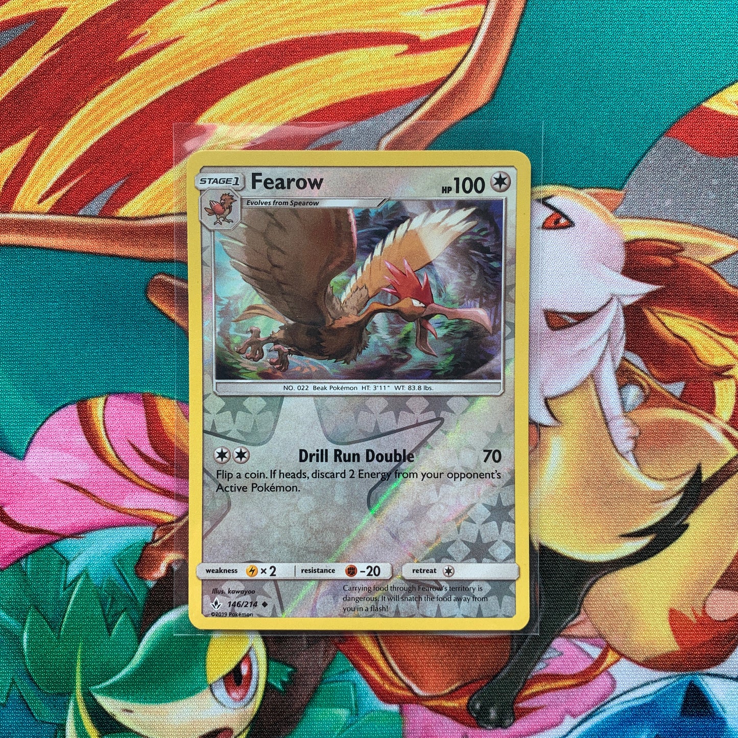 Fearow Rev Holo (146/214) - Unbroken Bonds - PokeRand