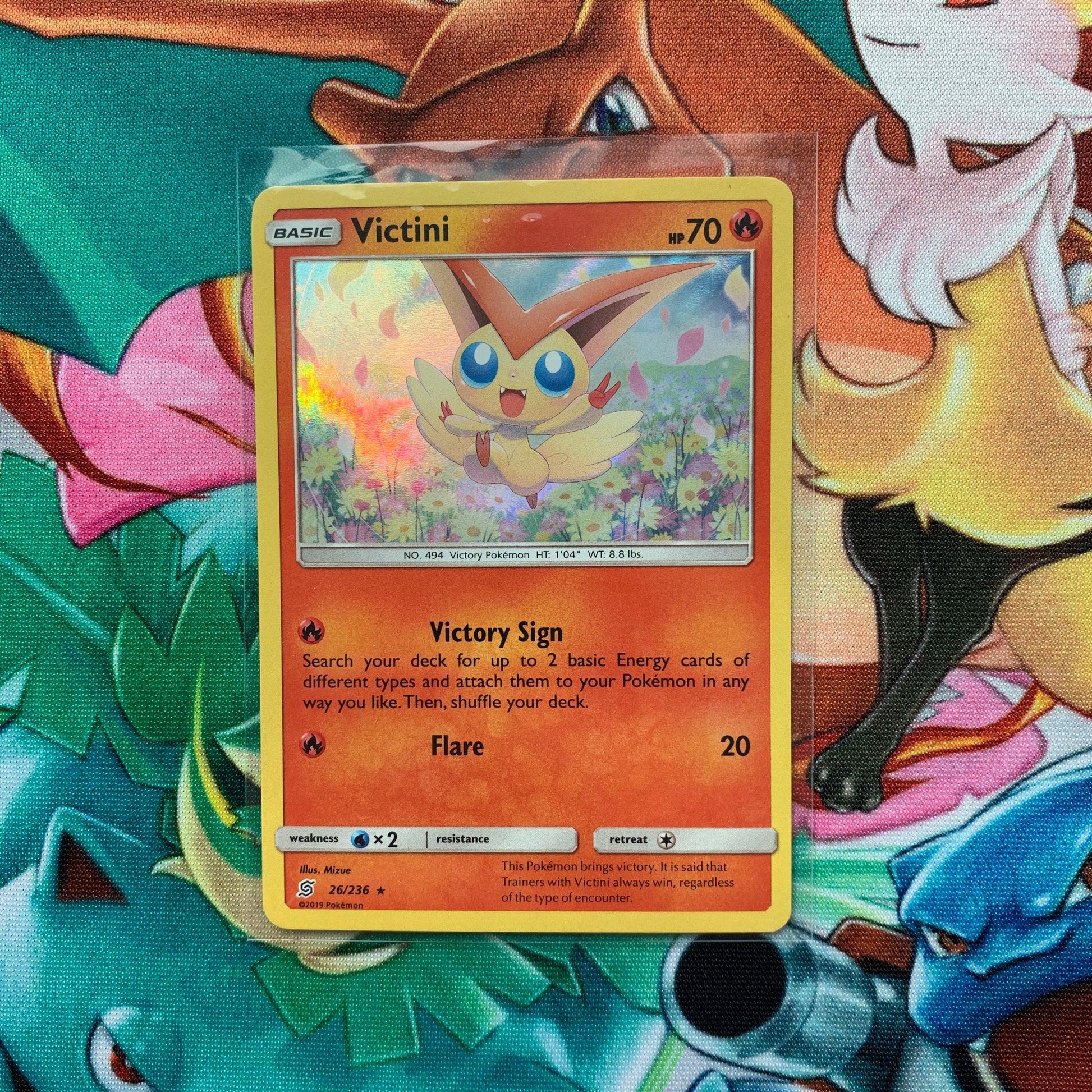 Victini Holo (26/236) - Unified Minds - PokeRand