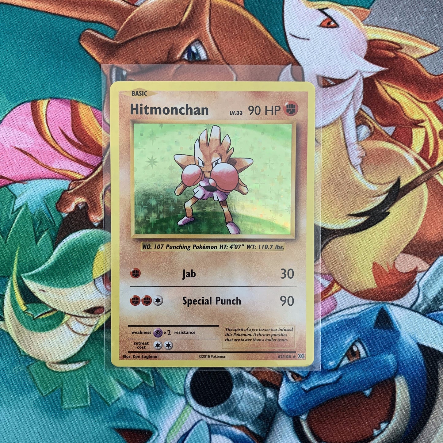 Hitmonchan (Holo - 62/108) - Evolutions - PokeRand