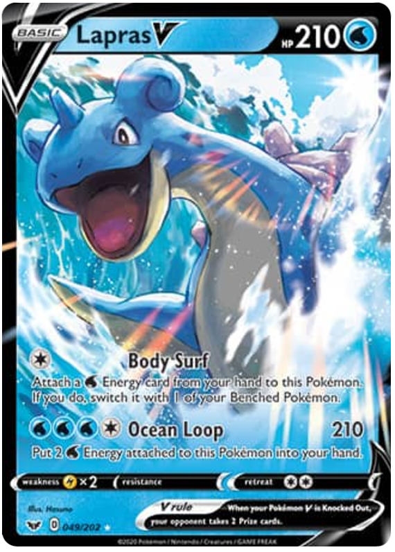 (049/202) Lapras V - Sword & Shield - PokeRand